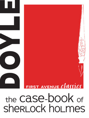 cover image of The Case-Book of Sherlock Holmes